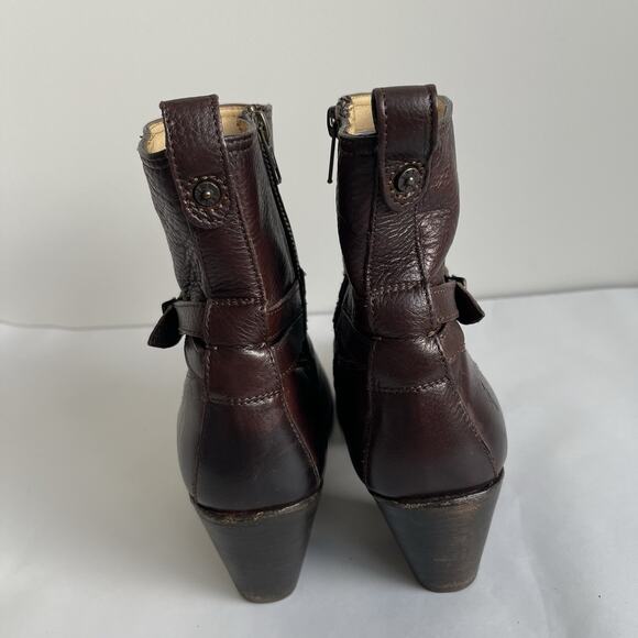 Frye Women's Ankle Boots in Dark Brown - Picture 5 of 12